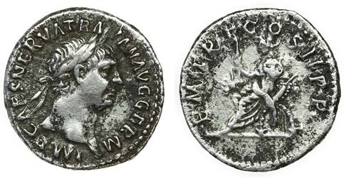 Roman Empire - Trajanus - Denarius ... 
