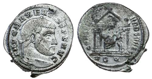 Roman Empire - Maxentius - Follis ... 