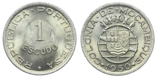 Mozambique - 1$00 1950             ... 