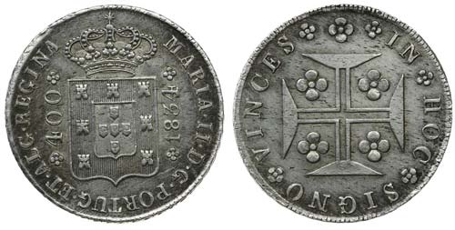 Portugal - D. Maria II - Cruzado ... 