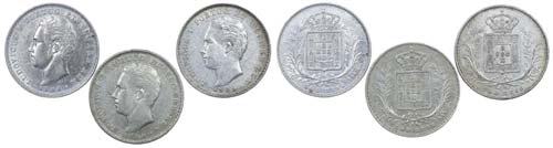Portugal - D. Luís I - 3 coins ... 