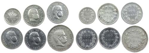 Portugal - D. Carlos I - 6 coins ... 