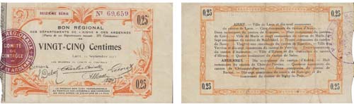 Paper Money - France - Laisne & ... 