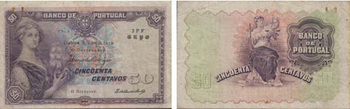 Paper Money - Portugal - 50 ... 