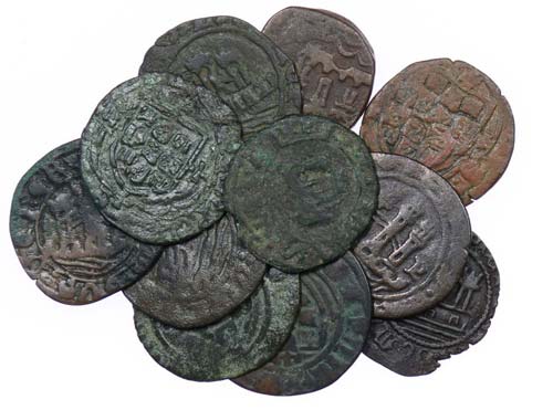 Vários Reinados - 11 coins Ceitil ... 