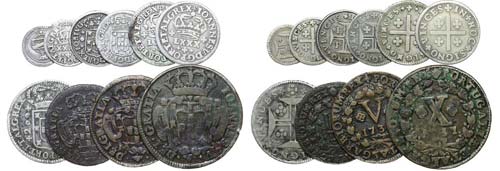 Portugal - D. João V - 10 coins ... 