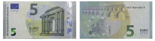 Paper Money - Euro (France) 5 Euro ... 