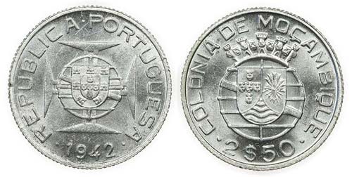 Mozambique - 2$50 1942             ... 