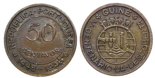 Guinea-Bissau - 50 Centavos 1946, ... 