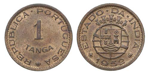 India-Portuguese - Tanga 1952      ... 