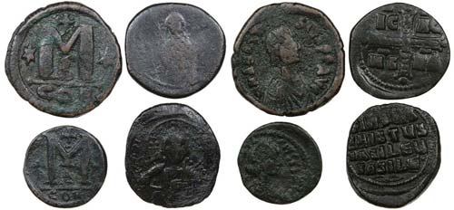 Byzantine coin - Lot 4 coins ... 