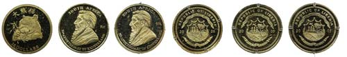 Liberia - 3 Coins, 10 Dollars ... 