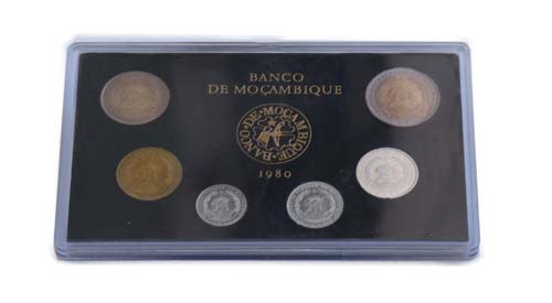 Mozambique - 6 coins 50 Cent, 1, ... 