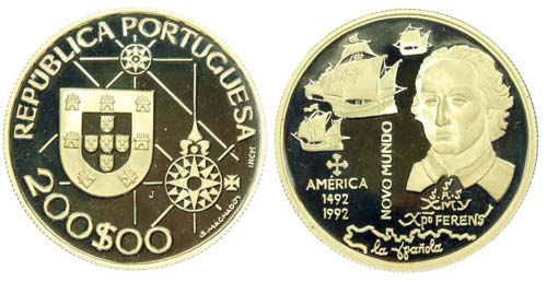 Portugal - Republic - 200$00 1992  ... 