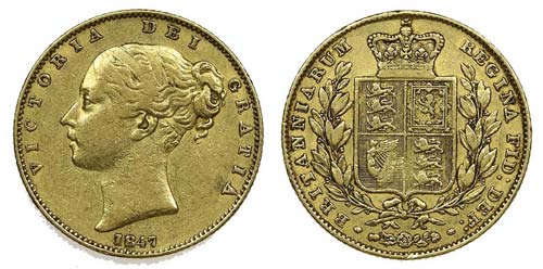 Great Britain - Sovereign 1847     ... 
