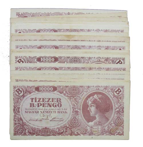 Paper Money - Hungary 25 expl. ... 