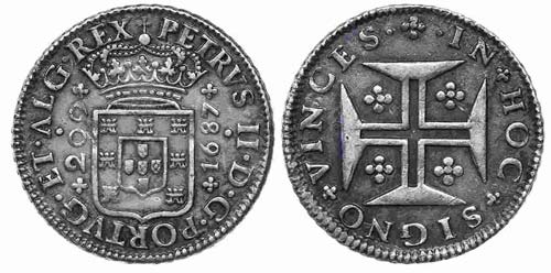Portugal - D. Pedro II - 1/2 ... 