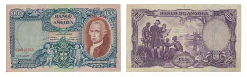Paper Money - Angola 100 Angolares ... 