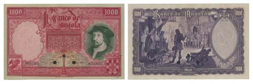 Paper Money - Angola 1000 ... 