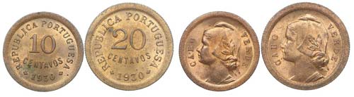 Cape Verde - 2 coins 10, 20 ... 