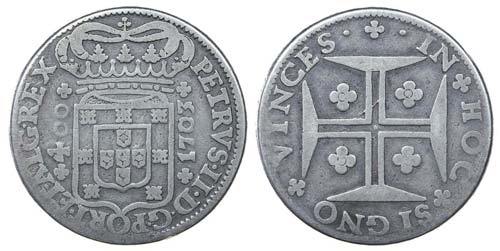 Portugal - D. Pedro II - Cruzado ... 