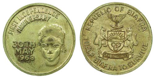 Biafra - Medal nd (1968)           ... 