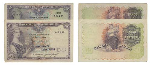 Paper Money - Portugal 2 expl. ... 