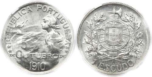 Portugal - Republic - 1$00 nd ... 