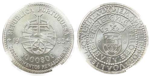 Portugal - Republic - 1000$00 1983 ... 
