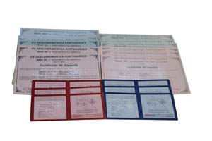 Material Numismático - 21 Certificados para ... 