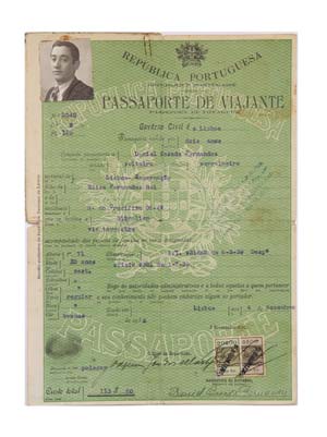 Passport of Traveler 1939                    ... 