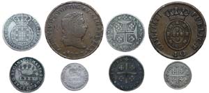 Portugal - D. Maria I to D Pedro V - 7 coins ... 