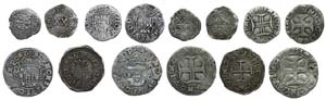 Portugal - D. Afonso VI - 7 coins XX Réis, ... 