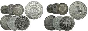 Portugal - D. José I - 7 coins 3, 6, 12 ... 
