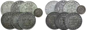 Portugal - D. João P. Regente - 7 coins 3 ... 