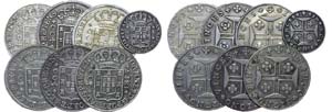 Portugal - D. João P. Regente - 7 coins 6 ... 