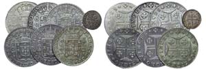 Portugal - D. João P. Regente - 7 coins 1/2 ... 