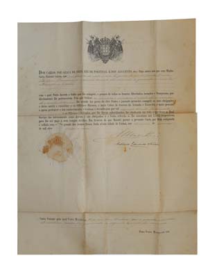 Portugal - Document - Carta Patente 1899     ... 