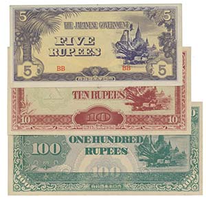 Paper Money - The Japanese Government Burma ... 