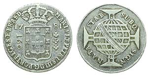 Brazil - D. Maria I and D. Pedro III - 160 ... 
