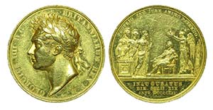 Medal - Georgius IIII ... 