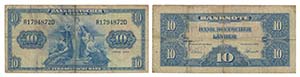 Paper Money - Germany 10 Deutsche Mark 1949  ... 