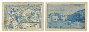 Cédula - Abrantes 10 Centavos 1921          ... 
