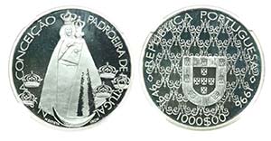 Portugal - Republic - 1000$00 1996           ... 