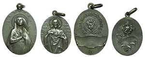 Medal - 2 expl. Religiosas nd                ... 