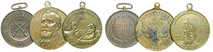 Medal - 3 expl. 1905-1922                    ... 