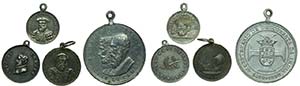 Medal - 4 expl. 1881-1898                    ... 