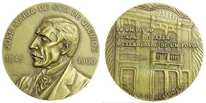 Medalha - José Maria de Eça de Queiroz ... 