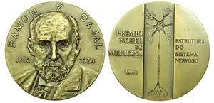 Medalha - Ramon y Cajal 1852-1934            ... 