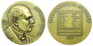 Medalha - Albrecht Kossel 1853-1927          ... 